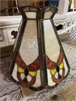 Stained Glass Lampshade 15” Tall