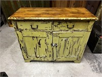 4 Drawer Yellow Cabinet 42x18x35”