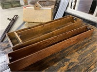 Wooden trunk boxes