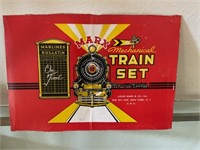 Marx Mechanical Train Set Cardboard
