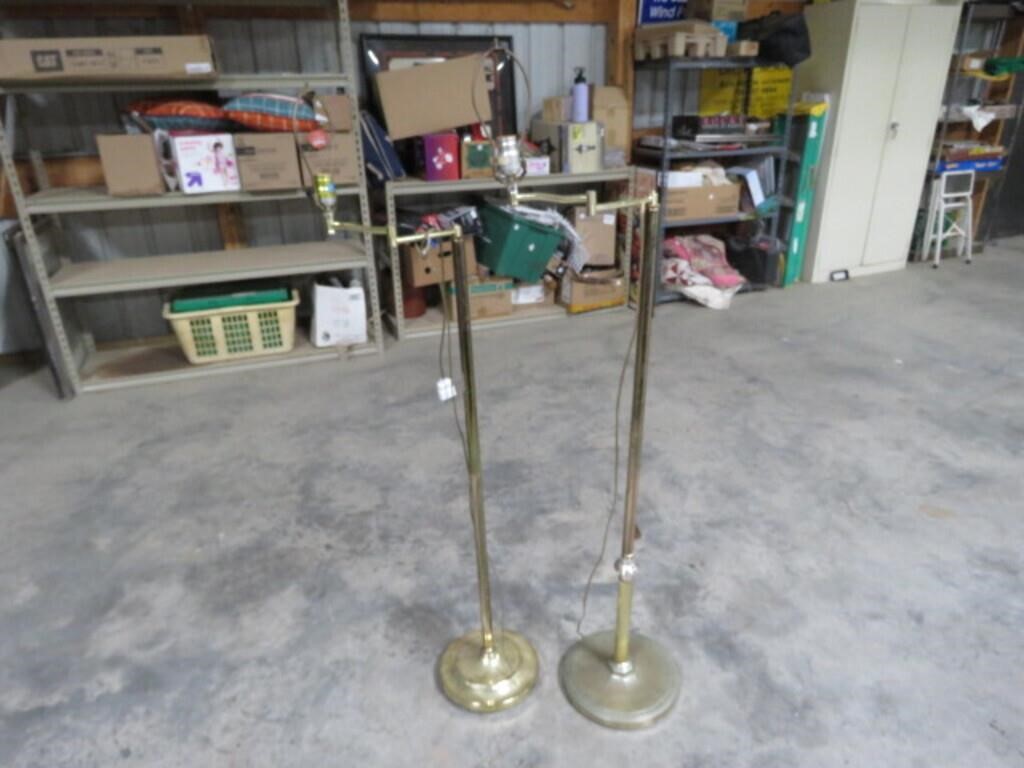 2 FLOOR LAMPS