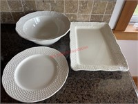 Mikasa Country Manor Large Serving dishes