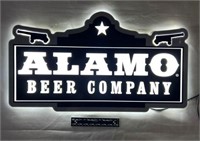 Neon Sign; "Alamo Beer Company", Missing Cord