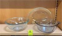 FireKing, Pyrex & Flameware Glass Bowls and Dishes