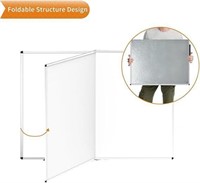VIZ-PRO Large Dry Erase White Board/Magnetic Folda