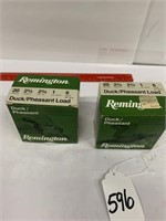 (2) Remington 20 Ga Duck/Pheasant Load Boxes