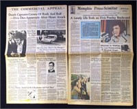 Memphis Press-Scimitar newspaper  August 17, 1977