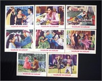 Eight original Elvis "Harum Scarum" Lobby cards