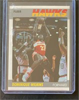 Mint 1987 Fleer Dominique Wilkins Card