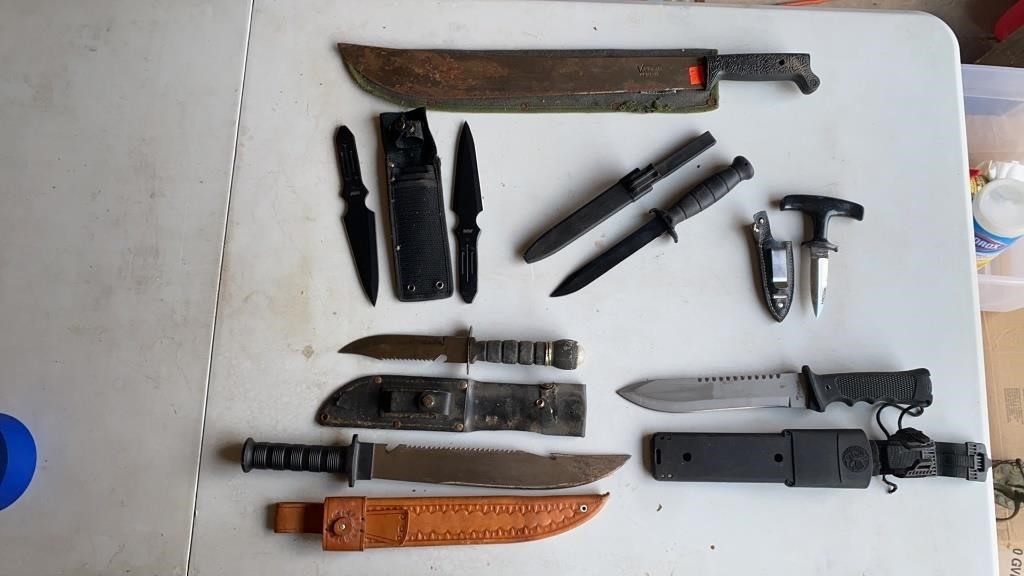 Knives, Daggers, Machete