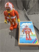 Vintage Tin Litho Robot Spaceman