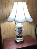 Hand Painted Ceramic Base Table Lamp