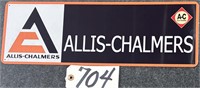 Allis-Chalmers Aluminum Advertising Sign 6x18