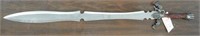 Lot #3779 - Pakistani stainless steel 40” sword