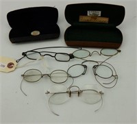 (5) Antique spectacles