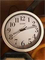 White Traditional Round Wall Clock