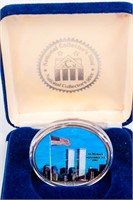 Coin .999 Fine Tribute to 911 Twin Towers Silver