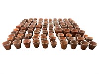 Group of 100 French Terra Cotta Pots