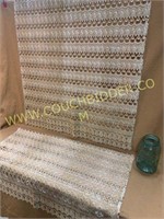 Pair of nice ecru lace curtains