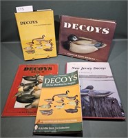 5 VARIOUS DECOY BOOKS