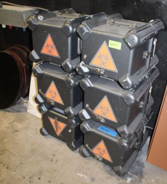 (6) Prop Hazardous Materials Containers
