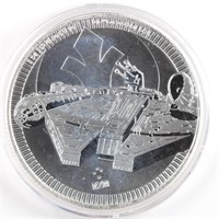 2021 Silver 1oz Millennium Falcon