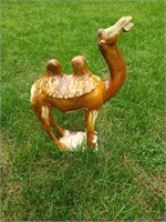 Tang Bactrian Camel Sancai Glaze