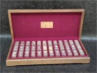 Danbury Mint Presidential Silver Ingot Collection