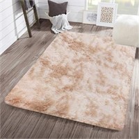 WHOW Super Soft Area Rug Modern Fluffy Shaggy...