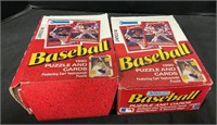 2 Boxes Dunruss Sealed Baseball Cards.
