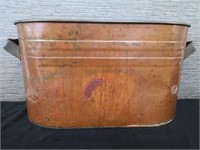Great Vintage Copper Wash Basin