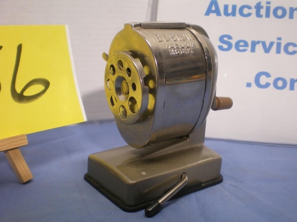 Boston Pencil Sharpener, Vacuum Mount, Vintage