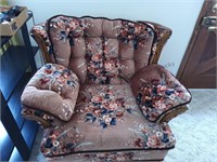 Nice floral mauve chair