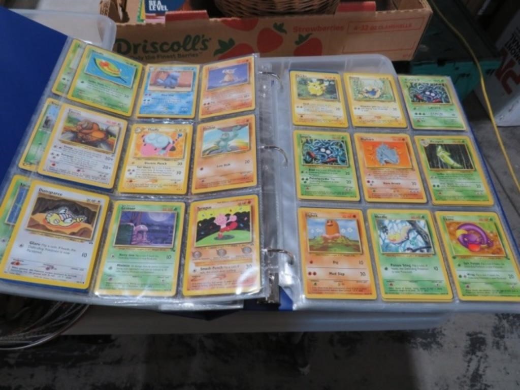 BINDER OF POKEMON CARDS TOTAL (540)