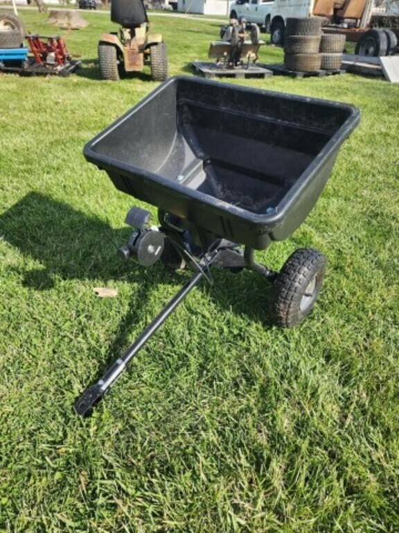 Agri-Fab  lawn seeder pull type.