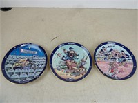 Lot of 3 Milwaukee Brewers Collector Plates