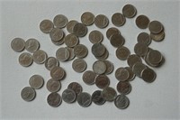 56 - 1965 - 1974 Ten Cent Coins