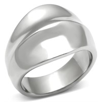 Timeless High Polished Hammered Ring