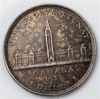 1939 CAD SILVER DOLLAR