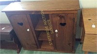 Wood heart Cabinet