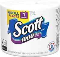 Scott 1000 Sheets Toilet Paper  12 Count