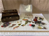 3 Tackle boxes, Variety of Fishing Lures