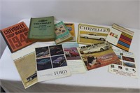 Vintage Ford & Chevrolet brochures & catalogs