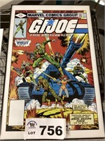 FRAMED GI JOE COMIC BOOK POSTER