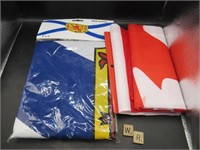 NS FLAG AND CANADA FLAG