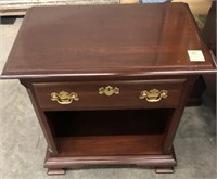 COLONIAL MAHOGANY 1-DRAWER NIGHT STAND