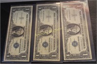 CHOICE OF SILVER CERTIFICATES (3)