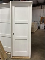 28" x 6'8" RH 3 Panel Shaker Style Interior Door