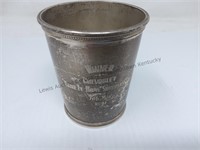 Julep cup marked sterling 150.9 grams