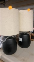 Table lamps 2ct